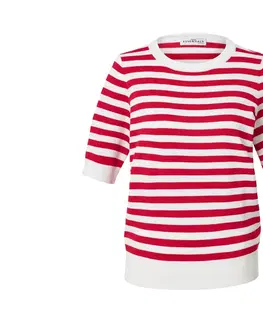 Shirts & Tops Pulóver z jemnej pleteniny, červeno-biele prúžky