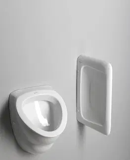 Kúpeľňa ISVEA - DYNASTY urinál so zakrytým prívodom vody, 39x58 cm 10SZ92001-DS