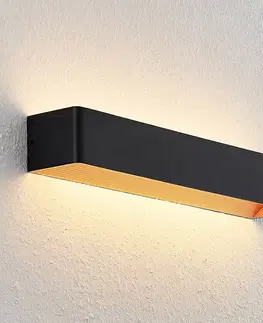 Nástenné svietidlá Arcchio Arcchio Karam nástenná LED, 53 cm, čierna