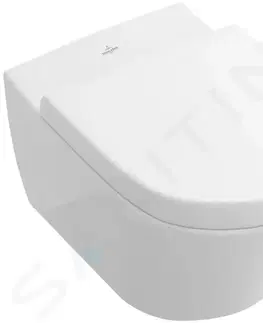 Záchody VILLEROY & BOCH - Subway 2.0 Závesné WC, AquaReduct, s CeramicPlus, alpská biela 560010R1