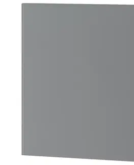 MDF fronty PVC Panel bočný  dno Lora 72/56 sivá + fr. sivá
