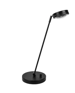 Stolové lampy na písací stôl MEGATRON Stolná LED lampa Megatron Ottica so stmievačom, čierna