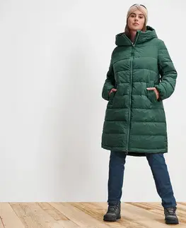 Coats & Jackets Prešívaný kabát, zelený