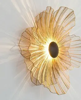 Nástenné svietidlá Holländer Nástenné svietidlo Tremolo veľký kvetinový tvar
