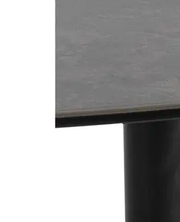Konferenčné stolíky Dkton Keramický konferenčný stolík Ahab 84 cm čierny