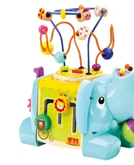 Hračky Bino 84212 motorická kocka slon