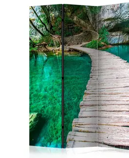 Paravány Paraván Plitvice Lakes National Park Croatia Dekorhome 135x172 cm (3-dielny)