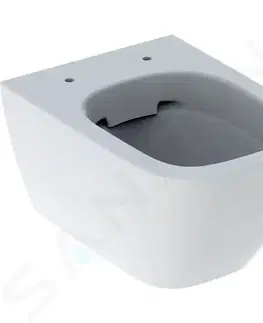 Záchody GEBERIT - Smyle Square Závesné WC, Rimfree, biela 500.379.01.1