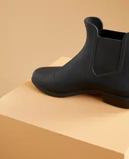 obuv Jazdecká obuv 100 - perká čierne