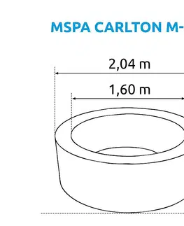 Vírivé bazény MARIMEX Bazén vírivý MSPA Carlton M-CA061