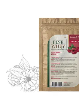 Športová výživa Protein & Co. FINE WHEY – prírodný proteín sladený stéviou 30 g PRÍCHUŤ: Raspberry cream