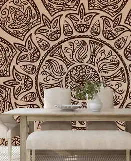 Samolepiace tapety Samolepiaca tapeta Mandala s abstraktným ľudovým vzorom