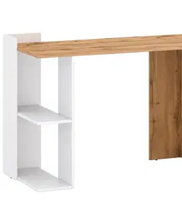 Moderné kancelárske stoly Písací stôl Stil 1 votan/biely