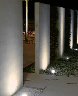 Nájazdové svietidlá Albert Leuchten Otočné podlahové zapustené LED Fabio, 3 000 K