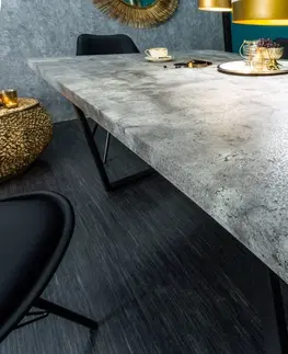 Jedálenské stoly Jedálenský stôl LADON betón Dekorhome