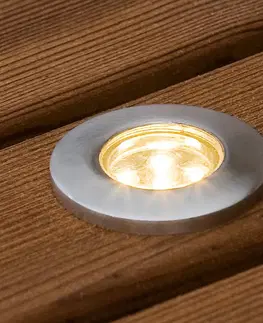 Nájazdové svietidlá Konstsmide Mini podlahové zapustené LED súprava 6 ks ploché