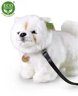 Plyšové hračky RAPPA - Plyšový pes čau-čau 30 cm ECO-FRIENDLY