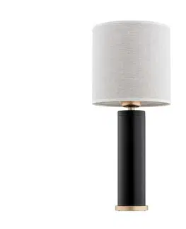 Lampy Argon Argon 8316 - Stolná lampa RIVA 1xE27/15W/230V 48 cm čierna 