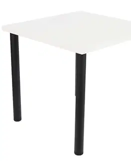 Jedálenské stoly Stôl Ron 80x80 biely