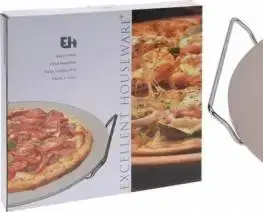 Pekáče a zapekacie misy Kinekus Kameň na pečenie pizze 33 cm s rúčkami