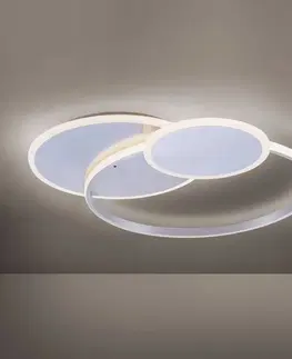 Stropné svietidlá Paul Neuhaus Stropné LED Emilio s diaľkovým ovládaním, okrúhle