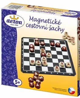 Hračky cestovné spoločenské hry DETOA - Magnetické cestovné šachy