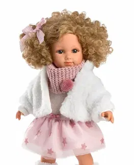 Hračky bábiky LLORENS - 53542 ELENA - realistická bábika s mäkkým látkovým telom - 35 cm