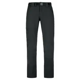 Pánské bundy a kabáty Pánske outdoorové oblečenie nohavice Kilpi JAMES-M čierne S