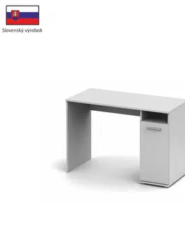 Písacie a pracovné stoly KONDELA Noko-Singa 21 pc stolík biela