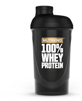 Shakery Shaker Nutrend 100% WHEY 600 ml čierna