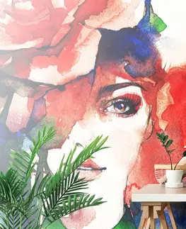 Samolepiace tapety Samolepiaca tapeta abstraktný portrét ženy