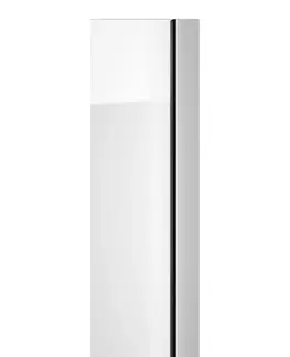 Kúpeľňa CERSANIT - Nábytkový stĺpik VIRGO biely s čiernou úchytkou S522-033