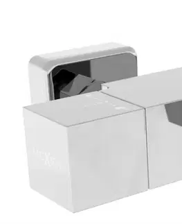 Kúpeľňové batérie MEXEN - Termostatická vaňová batéria Cube, chróm (77360-00) 2. akosť