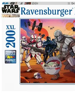 Hračky puzzle RAVENSBURGER - Star Wars: Mandalorian 200 dielikov