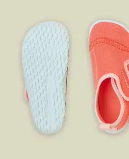 šnorchl Detská obuv do vody Aquashoes oranžová