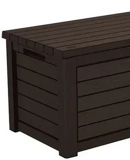 Úložné boxy Keter Northwood box - 630L - hnedý