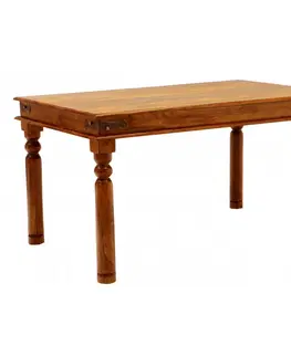 Jedálenské stoly Jedálenský stôl Jali 140x90 z indického masívu palisander