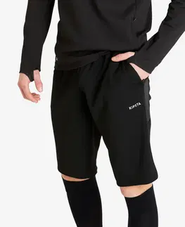 nohavice Futbalové šortky Viralto Club dlhé čierne