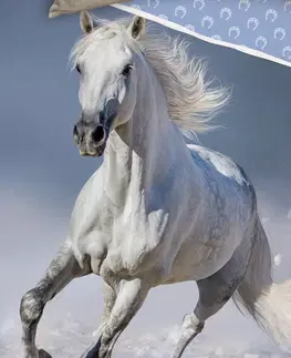 Detské Posteľná bielizeň bavlna Biely kôň