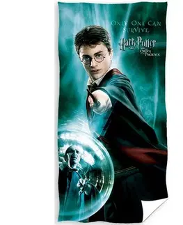 Uteráky Carbotex Osuška Harry Potter Iba Jeden Môže prežiť, 70 x 140 cm