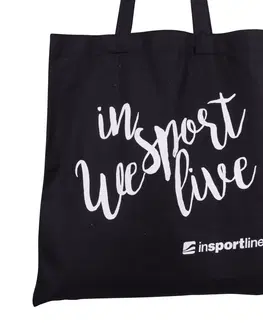 Nákupné tašky a košíky Plátenná taška inSPORTline Sportsa čierna