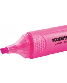Hračky KORES - Zvýrazňovač Bright liner ružový
