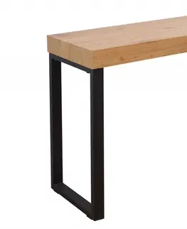 Pracovné stoly Písací stôl ASTERIOS Dekorhome Čierna / dub