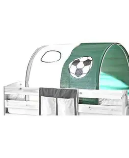 Príslušenstvo k detským posteliam Tunel na hranie Zelený/biely