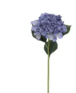 Kvety Umelá hortenzia, v. 52 cm, modrá