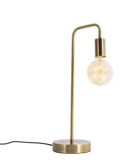 Stolove lampy Moderná stolová lampa bronzová - Facil