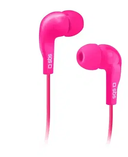 Slúchadlá SBS Studio Mix 10 In-Ear Stereo Earset with Microphone, pink TEINEARPL