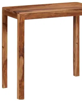 Jedálenské stoly Barový stôl 120x110x80 Indický masív palisander