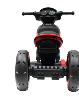 Detské vozítka a príslušenstvo Baby Mix Detská elektrická motorka Police červená, 100 x 50 x 61 cm