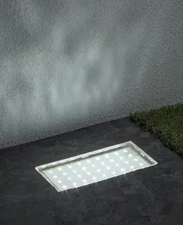 Nájazdové svietidlá Searchlight Obdĺžnikové zapustené podlahové LED Walkover 20 cm